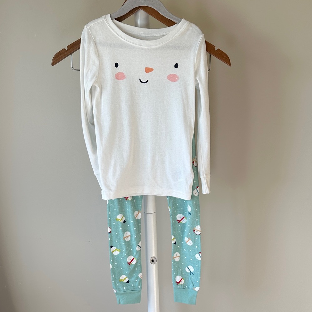 Old Navy Snowman Pajamas 5T